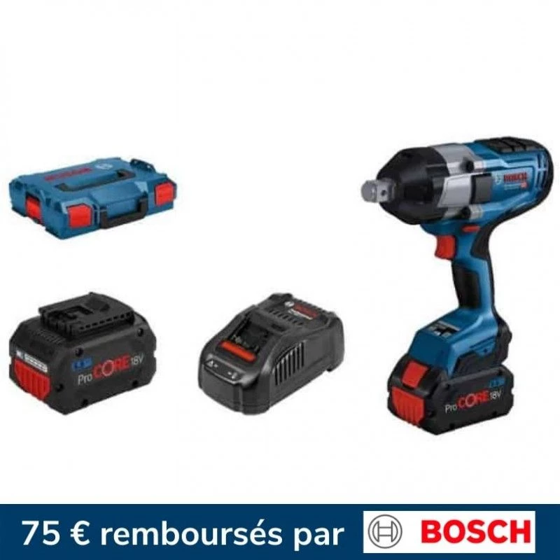 Boulonneuse Sans Fil BOSCH Boulonneuse 1050Nm 18V 8Ah GDS 18V-1050 H - 06019J8502 3 Boulonneuse Sans Fil BOSCH Boulonneuse 1050Nm 18V 8Ah GDS 18V-1050 H - 06019J8502