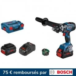Perceuse Visseuse Percu Sans Fil BOSCH Perceuse Visseuse Percu 18V 8Ah GSB18V-150C - 06019J5105