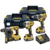 Pack 3 Machines DEWALT Pack Perceuse Viss Percu + Perfo SDS-plus + Viss à Chocs 18V 3x5Ah - DCK368P3T-QW 1 Pack 3 Machines DEWALT Pack Perceuse Viss Percu + Perfo SDS-plus + Viss à Chocs 18V 3x5Ah - DCK368P3T-QW -Perceuse Visseuse Soldes dewalt pack perceuse viss percu perfo sds plus viss a chocs 18v 3x5ah dck368p3t qw