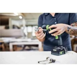 Perceuse Visseuse Percu Sans Fil FESTOOL Perceuse Visseuse Perçu TPC 18V 5,2/4 Ah - Set/XL - 577248 -Perceuse Visseuse Soldes festool perceuse visseuse percu tpc 18v 524 ah setxl 577248 2