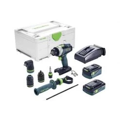 Perceuse Visseuse Percu Sans Fil FESTOOL Perceuse Visseuse Perçu TPC 18V 5,2/4 Ah - Set/XL - 577248