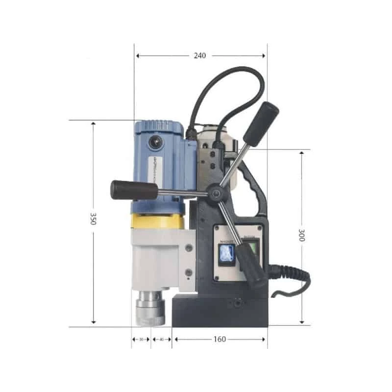 JEPSON Power Unité De Perçage JEPSON Perceuse Magnétique Magpro 40 1/S Adjust Swivel - 490140S 4 JEPSON Power Unité De Perçage JEPSON Perceuse Magnétique Magpro 40 1/S Adjust Swivel - 490140S – Image 2