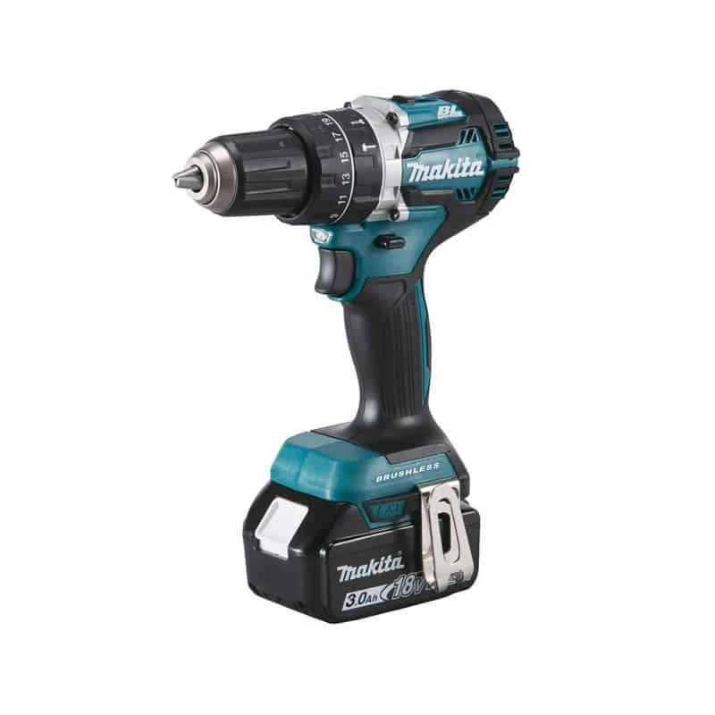 Perceuse Visseuse Percu Sans Fil MAKITA Perceuse Visseuse à Percussion 18V 3x3Ah - DHP484RF3J 3 Perceuse Visseuse Percu Sans Fil MAKITA Perceuse Visseuse à Percussion 18V 3x3Ah - DHP484RF3J
