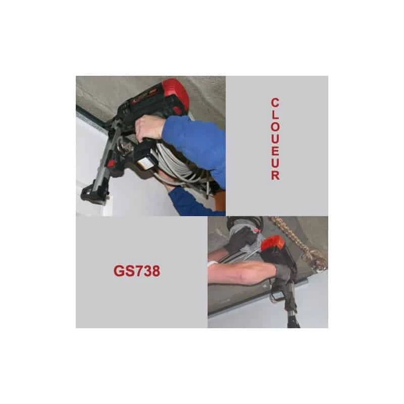 Cloueur Pneumatique Et Sans Fil MAX Cloueur Pneumatique à Gaz 105 Joules - GS738C 4 Cloueur Pneumatique Et Sans Fil MAX Cloueur Pneumatique à Gaz 105 Joules - GS738C – Image 2