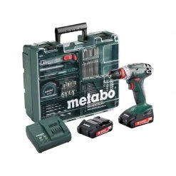 Perceuse Visseuse Sans Fil METABO Perceuse Visseuse BS18 Quick 18V - Coffret +74 Acc - 602217880