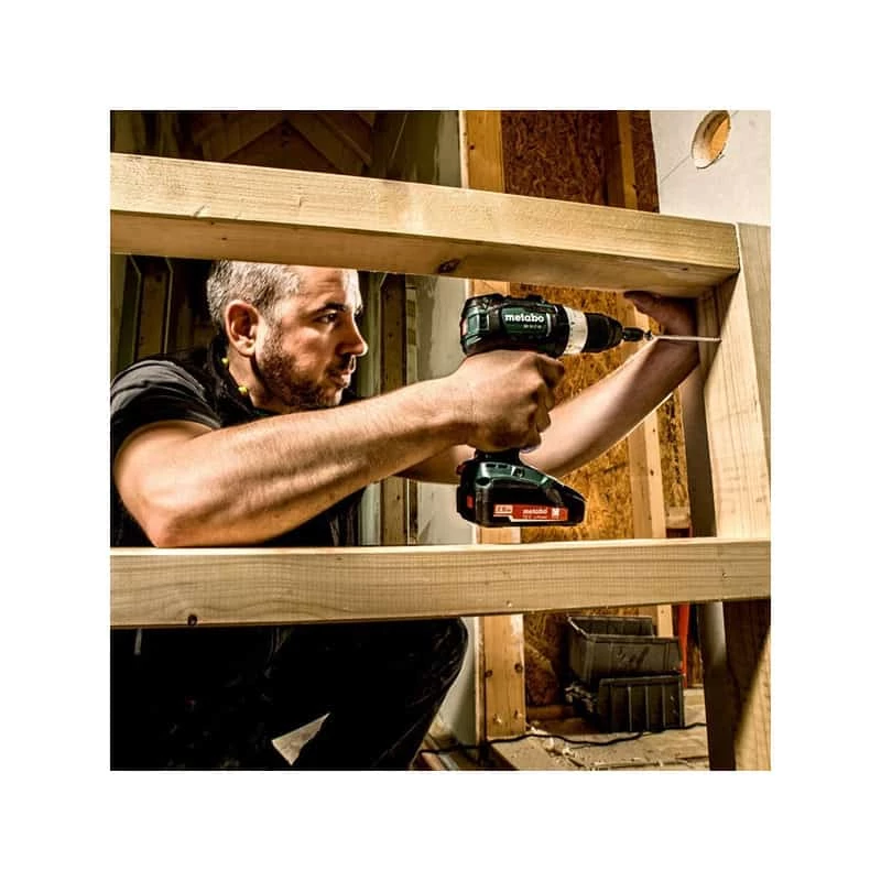 Perceuse Visseuse Percu Sans Fil METABO Perceuse Visseuse Percussion 18V 4.0Ah SB18LTBL - 602316500 4 Perceuse Visseuse Percu Sans Fil METABO Perceuse Visseuse Percussion 18V 4.0Ah SB18LTBL - 602316500 – Image 2