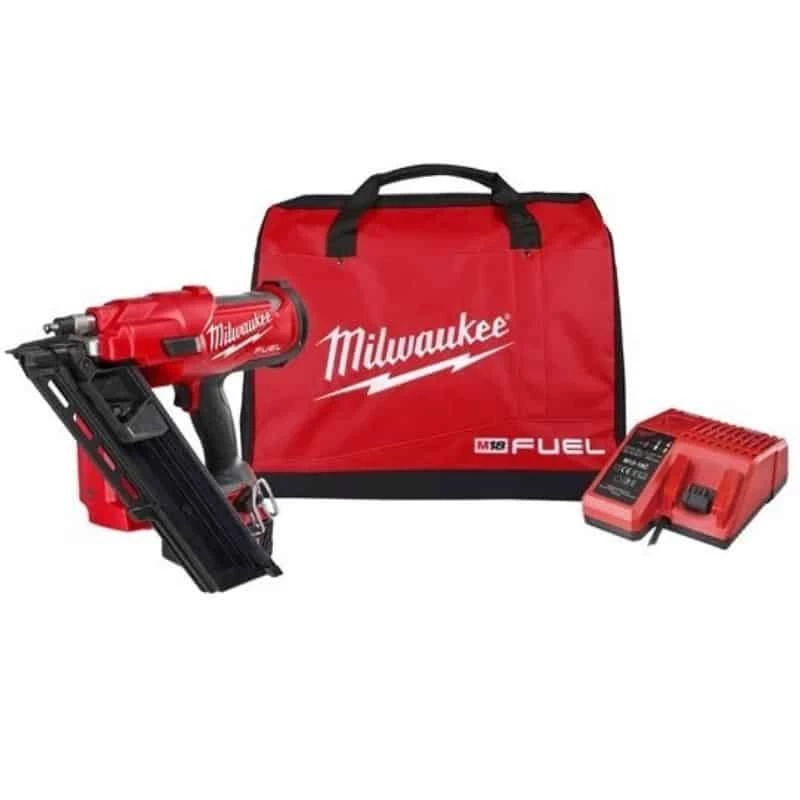 Cloueur Pneumatique Et Sans Fil MILWAUKEE Cloueur Charpente 90mm 18V 5Ah - M18 FFN-502C - 4933471404 4 Cloueur Pneumatique Et Sans Fil MILWAUKEE Cloueur Charpente 90mm 18V 5Ah - M18 FFN-502C - 4933471404 – Image 2