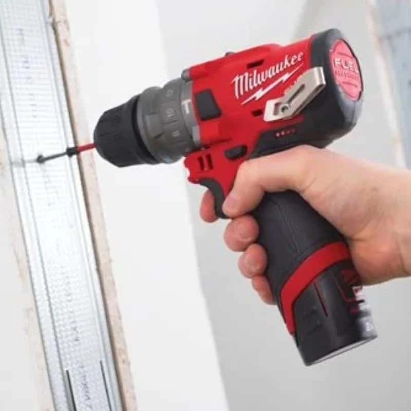 Perceuse Visseuse Percu Sans Fil MILWAUKEE Perceuse Visseuse Percu 12V Solo - M12 FPDX-0 - 4933464135 4 Perceuse Visseuse Percu Sans Fil MILWAUKEE Perceuse Visseuse Percu 12V Solo - M12 FPDX-0 - 4933464135 – Image 2