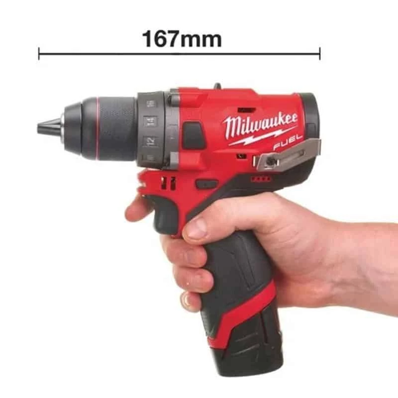 Perceuse Visseuse Percu Sans Fil MILWAUKEE Perceuse Visseuse Percu 12V Solo - M12FPD-0 - 4933459801 5 Perceuse Visseuse Percu Sans Fil MILWAUKEE Perceuse Visseuse Percu 12V Solo - M12FPD-0 - 4933459801 – Image 3