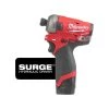 Visseuse à Choc Sans Fil MILWAUKEE Visseuse à Chocs 12V 2Ah M12 FUEL SURGE FQID-202X - 4933464973 -Perceuse Visseuse Soldes milwaukee visseuse a chocs 12v 2ah m12 fuel surge fqid 202x 4933464973