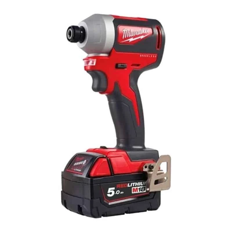 Visseuse à Choc Sans Fil MILWAUKEE Visseuse à Chocs 1/4" 18V 5Ah - M18 BLID2-502X - 4933464520 4 Visseuse à Choc Sans Fil MILWAUKEE Visseuse à Chocs 1/4" 18V 5Ah - M18 BLID2-502X - 4933464520 – Image 2